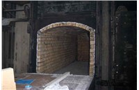 Lining of cremation furnace