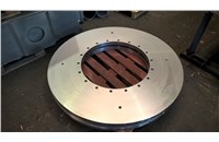 Turned and drilled flange